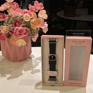 Kate Spade white silicone 38/42mm Apple Watch band